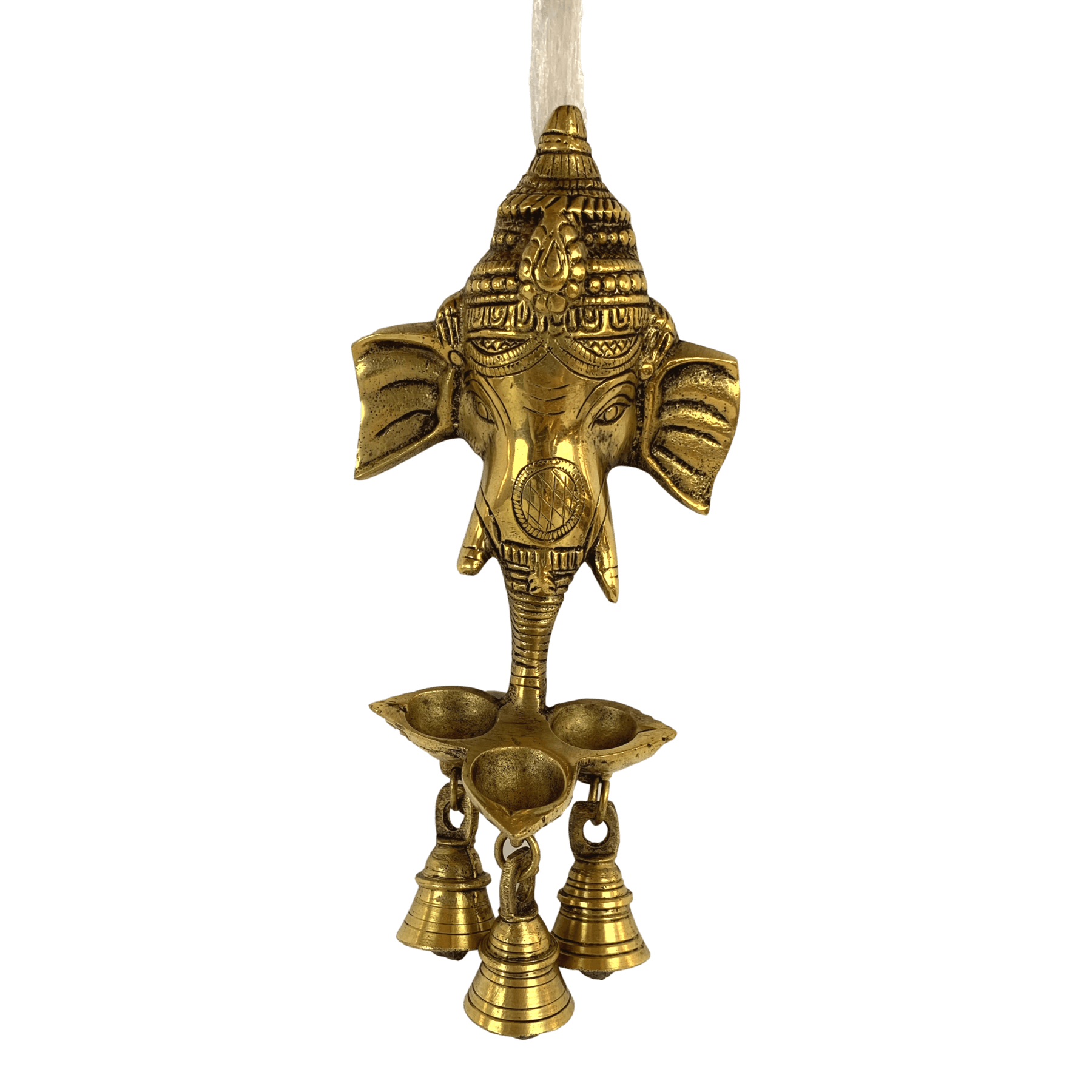 Figura de bronce veladora Ganesh