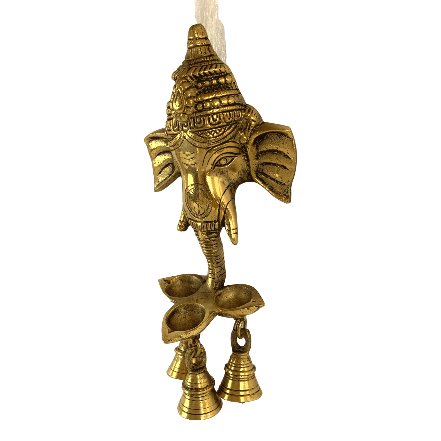 Figura de bronce veladora Ganesh